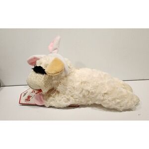MultiPet Lambchop Easter Bunny Ears 10" Dog Toy